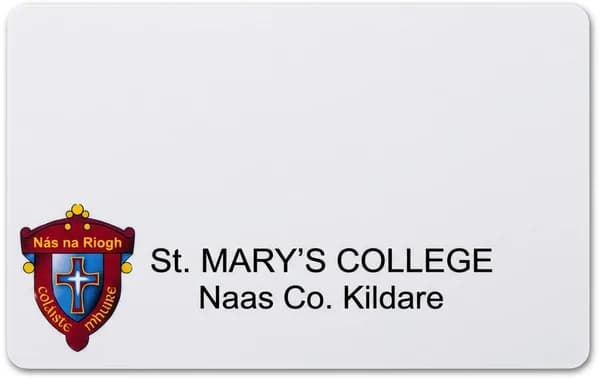 St. Mary's College RFID card produced by CampusRFID