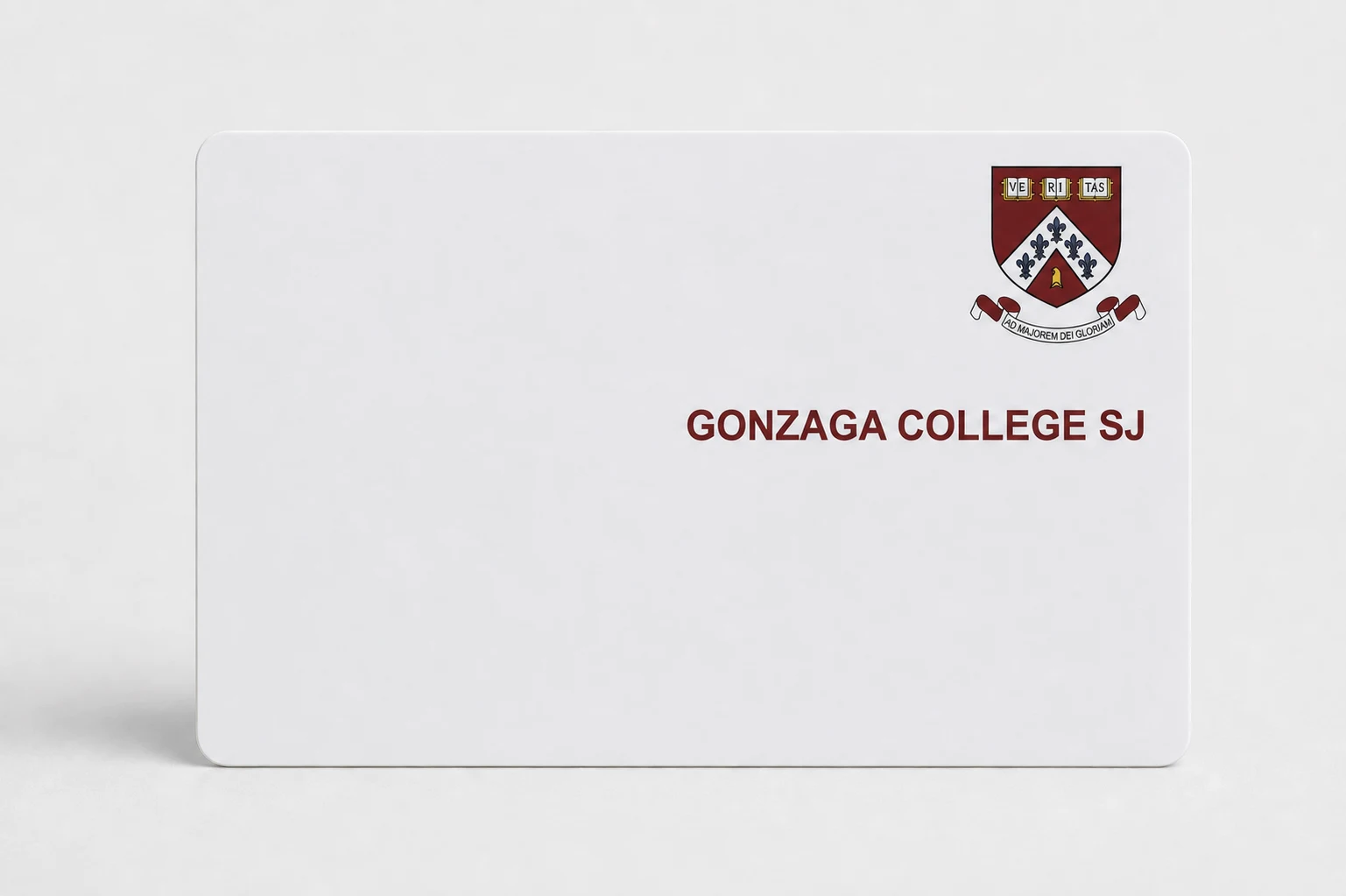 Gonzaga College SJ Student ID Cards produced by CampusRFID