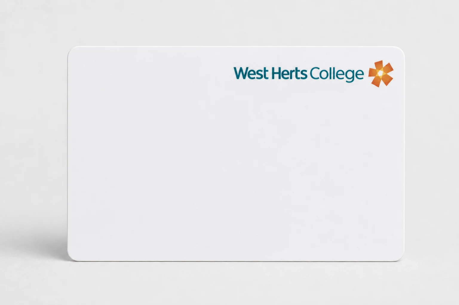 West Herts College Campus ID Cards produced by CampusRFID