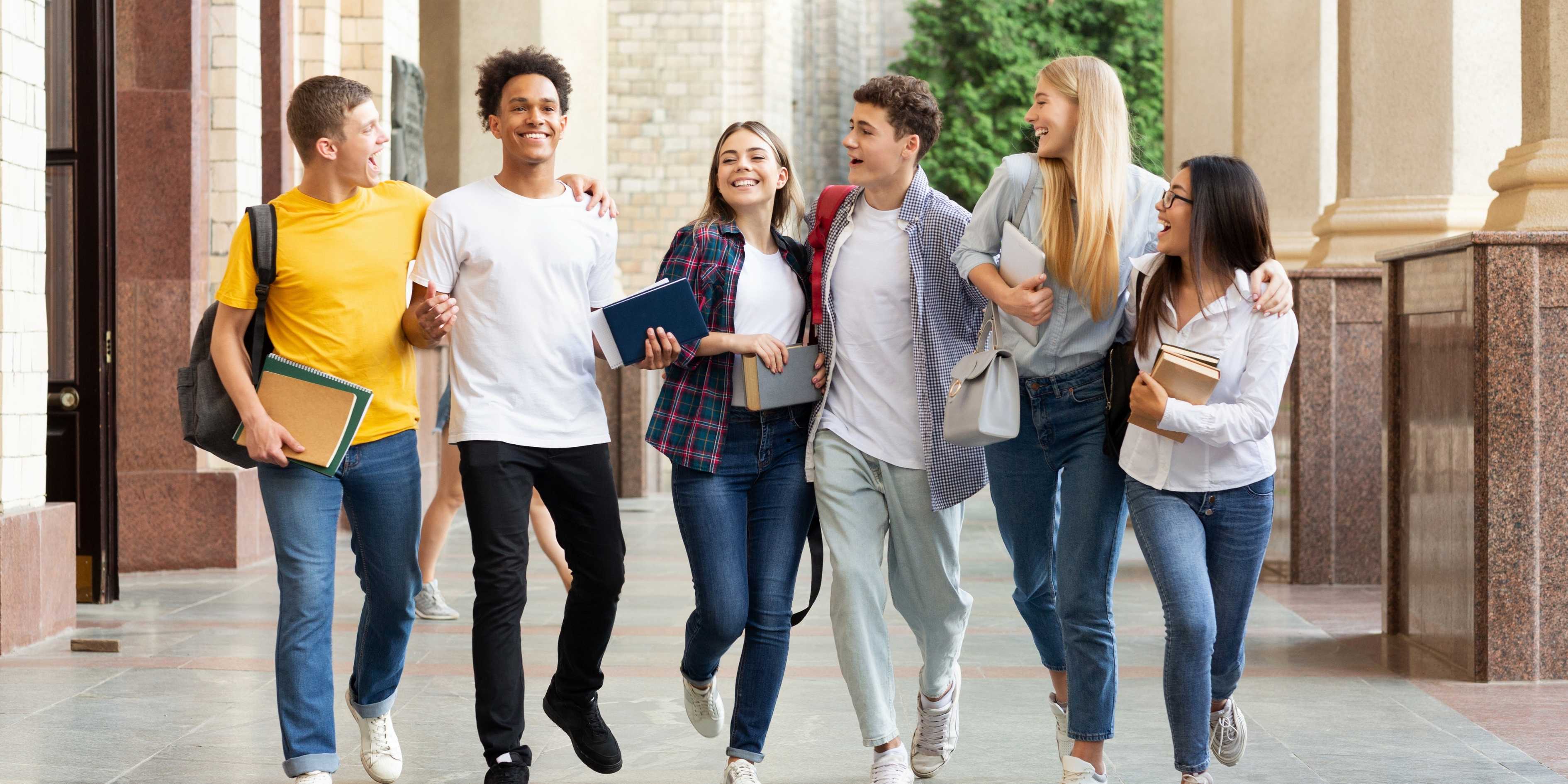 University campus with RFID-enabled student access