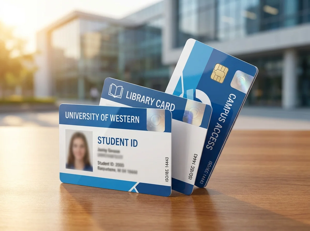University RFID campus cards for student identification and access control