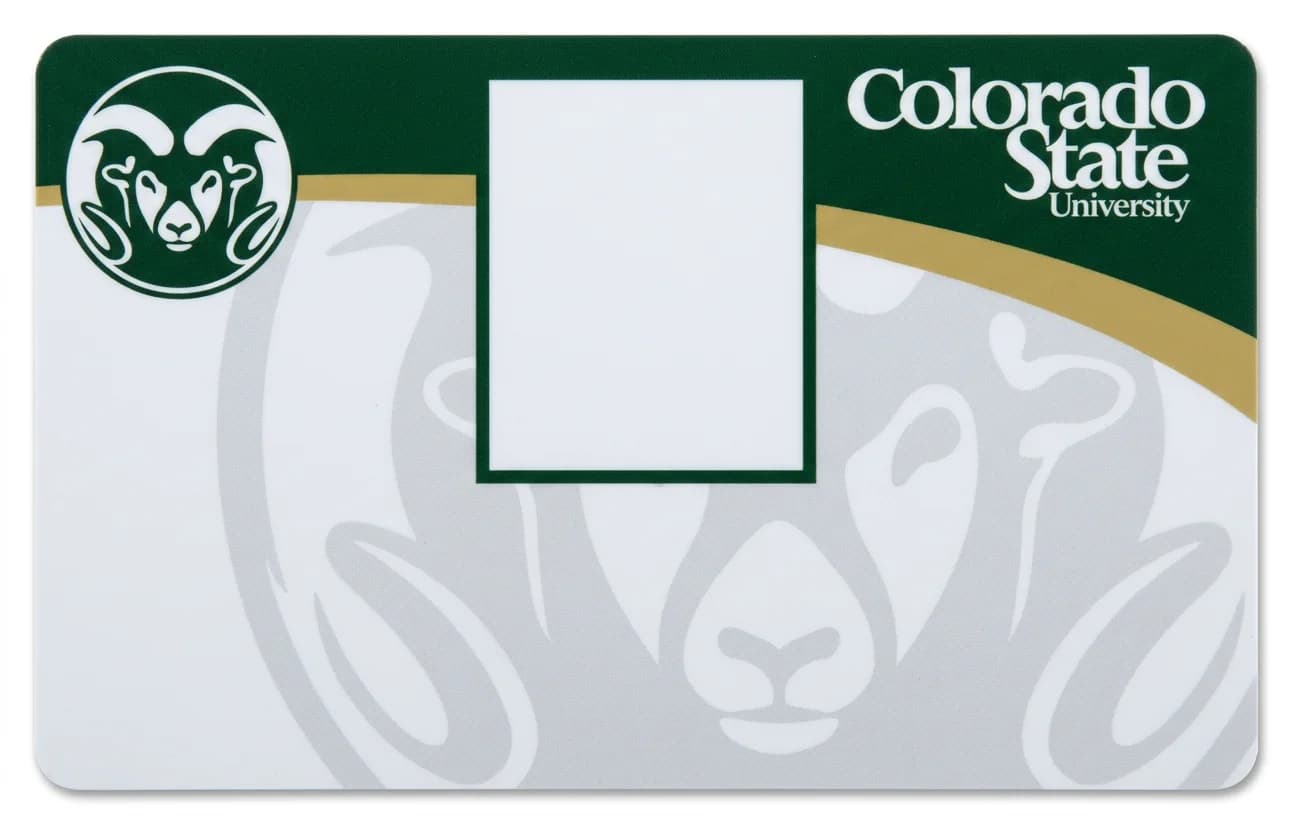 Colorado State University RFID card produced by CampusRFID