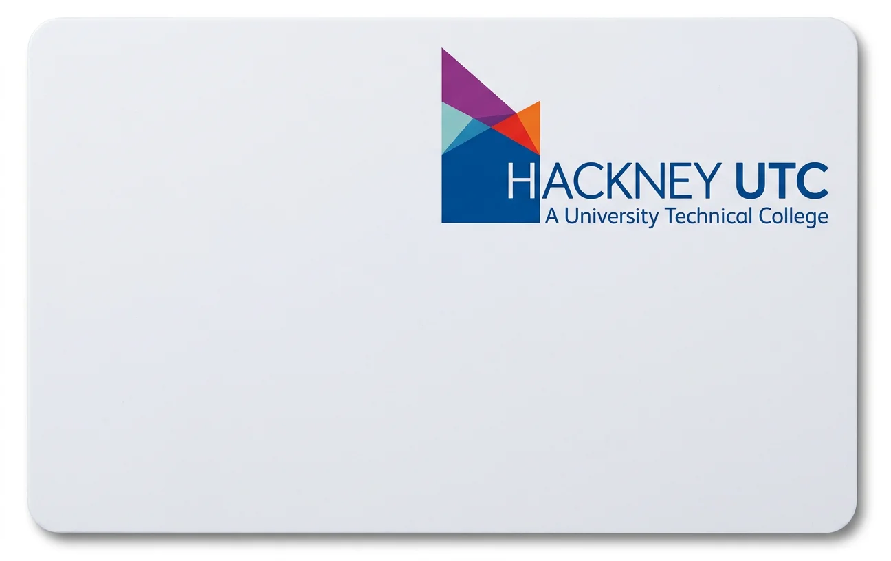 Hackney UTC RFID card produced by CampusRFID