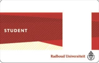 Radboud Universiteit RFID card produced by CampusRFID