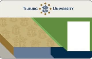 Tilburg University RFID card produced by CampusRFID