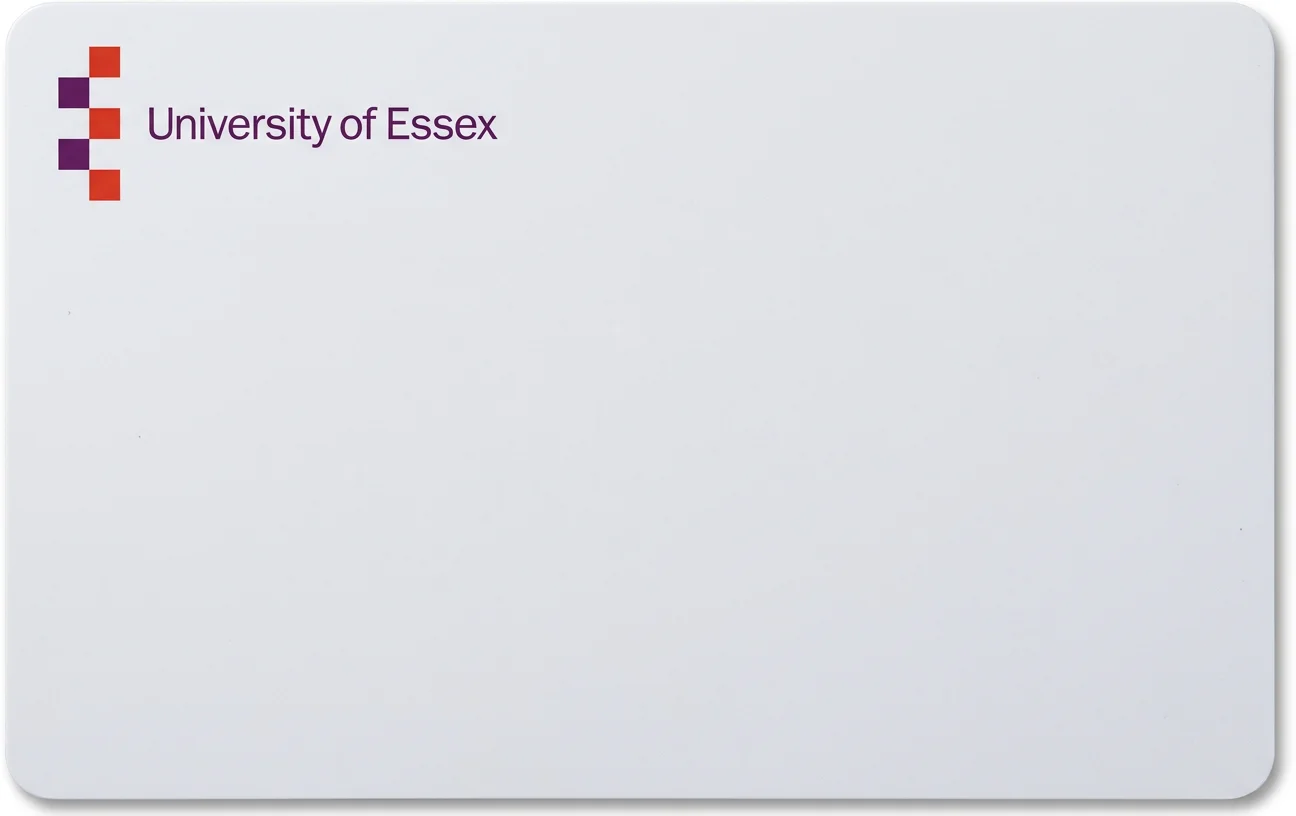 University of Essex RFID card produced by CampusRFID
