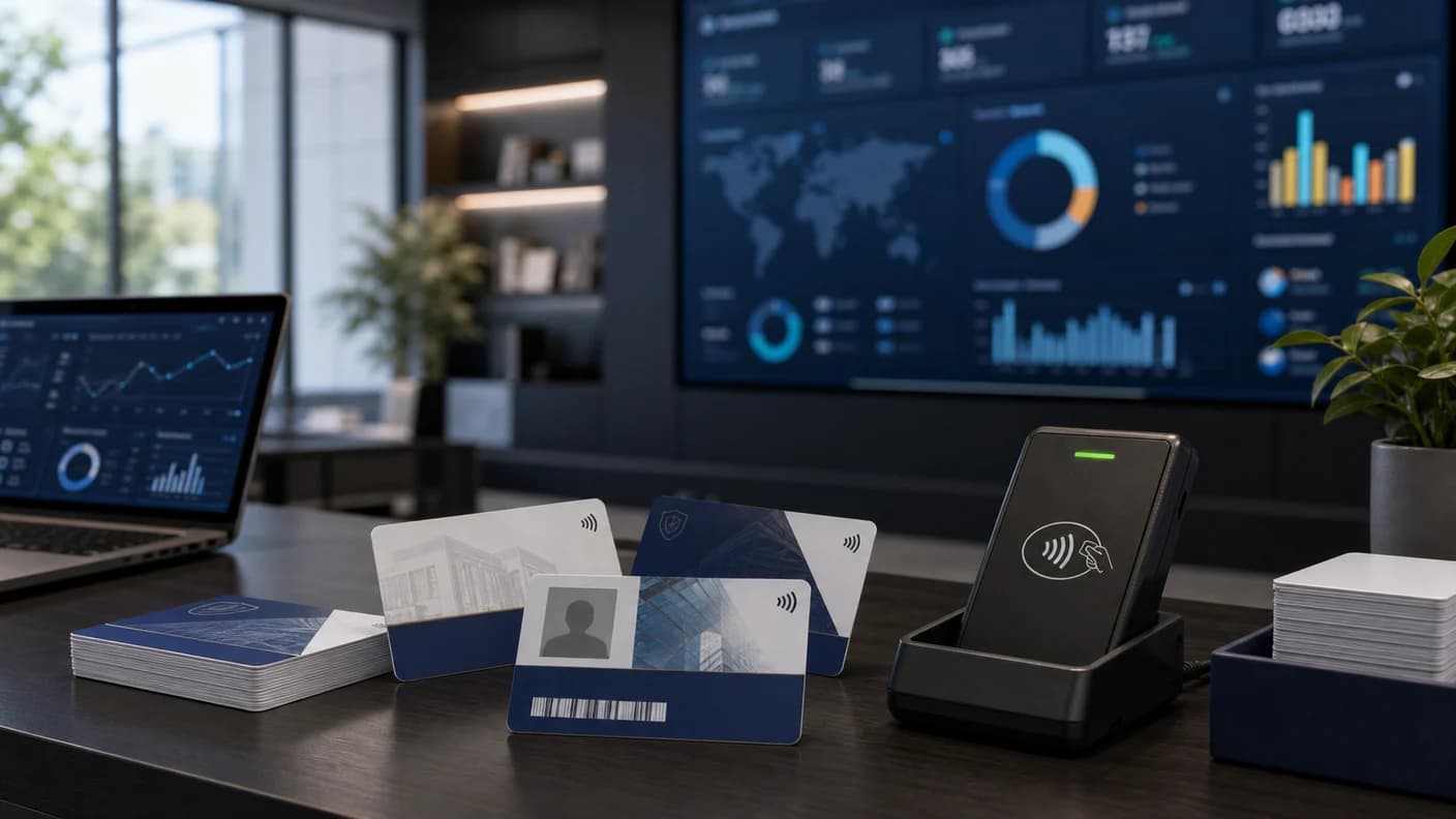 Contactless campus cards with analytics dashboard