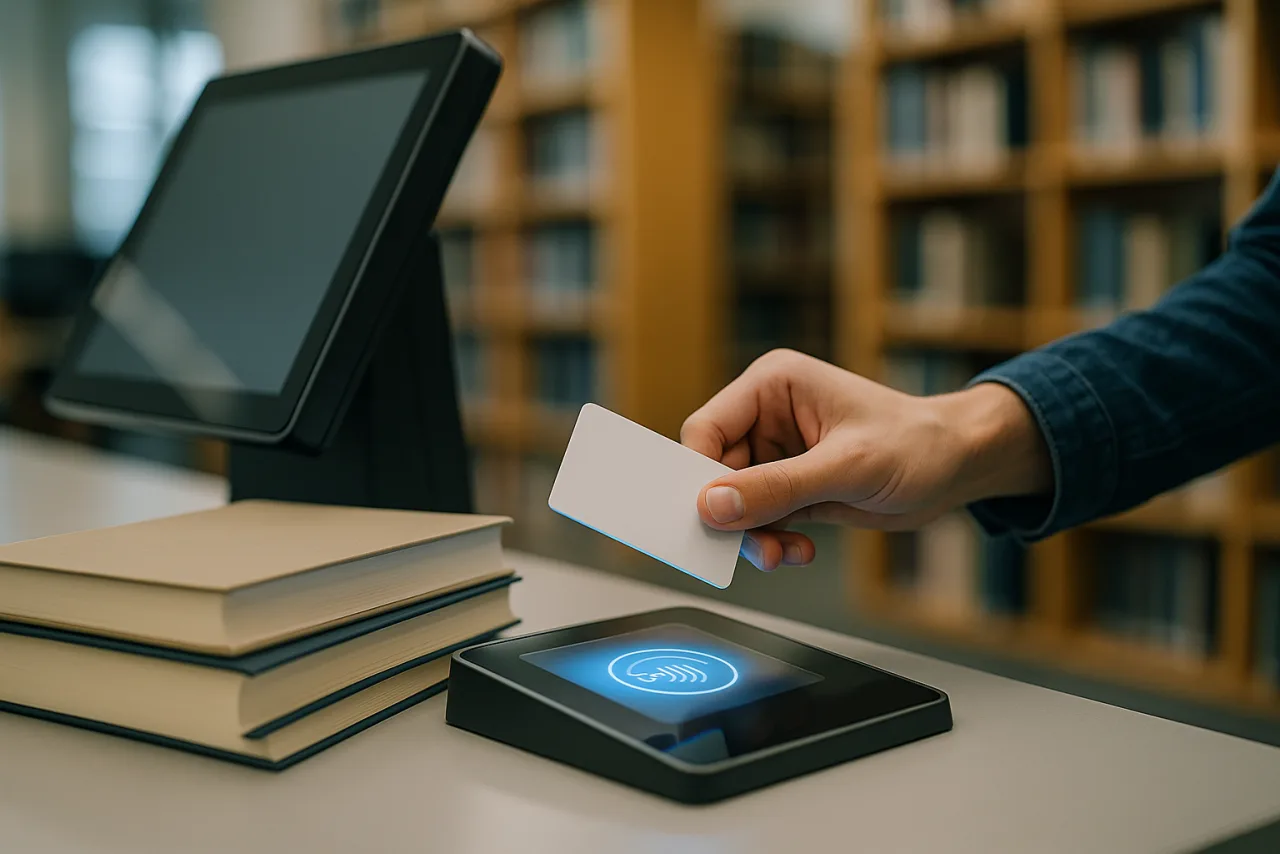 La RFID en bibliothèque universitaire : prêt en libre-service, sécurité et carte unique